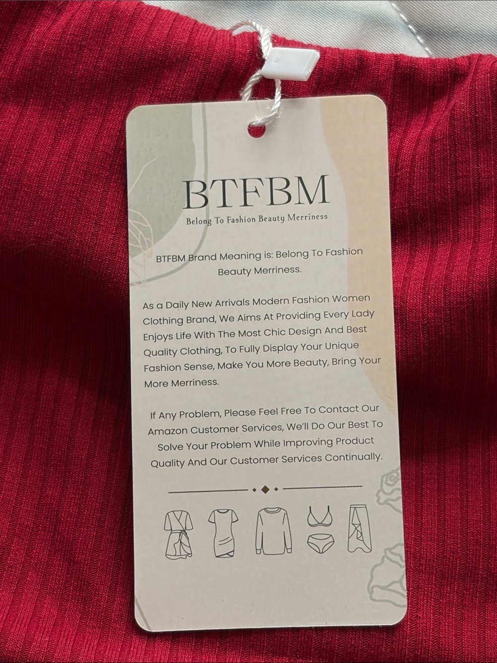 BTFBM Off-the-Shoulder Ribbed Top - Picture 2 of 4